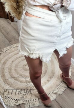 Spódniczko-spodenki ecru (2)