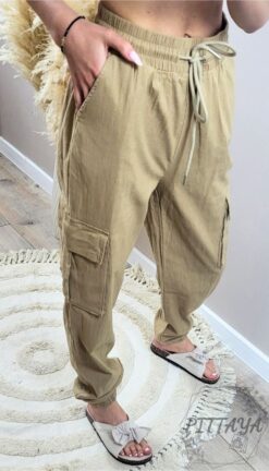 Spodnie damskie bawełniane