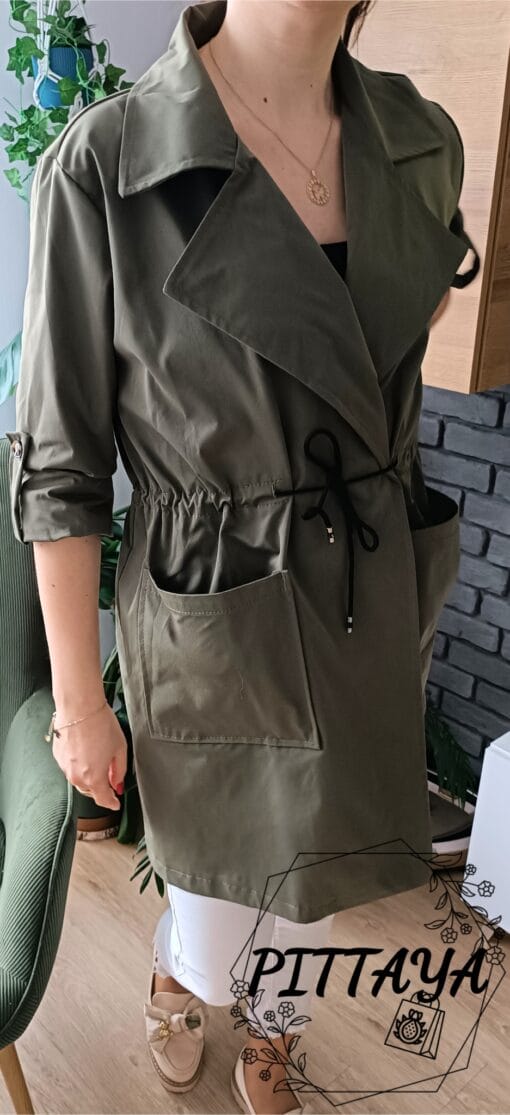 Narzutka damska płaszcz