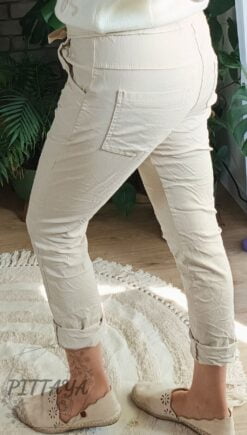 Spodnie damskie gniecione 1