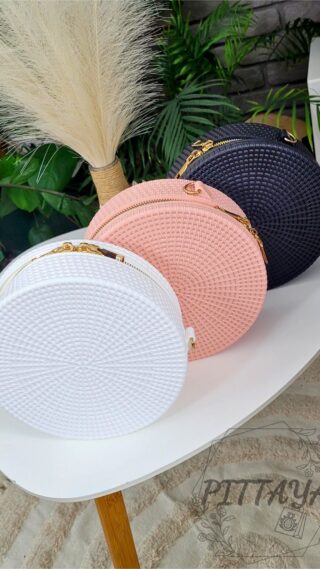 Torebka damska okrągły kuferek