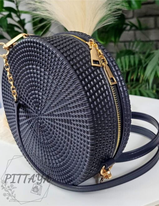 Torebka damska okrągły kuferek 4