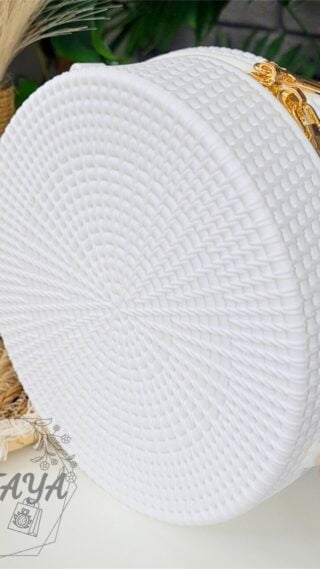 Torebka damska okrągły kuferek 5