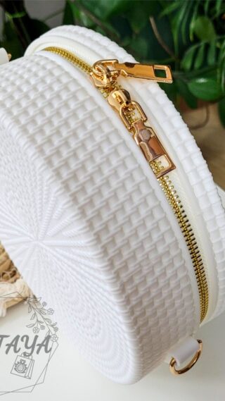 Torebka damska okrągły kuferek 6