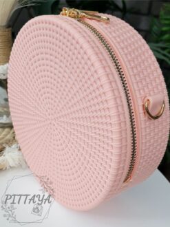 Torebka damska okrągły kuferek 8