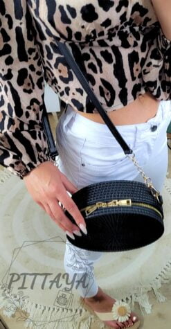 Torebka damska okrągły kuferek 9