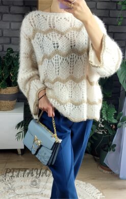 Sweter ażurowy 1