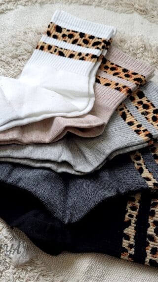 Skarpety z motywem panterki 1