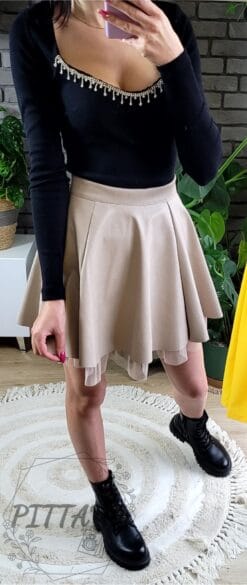 Spódniczka skórzana 2