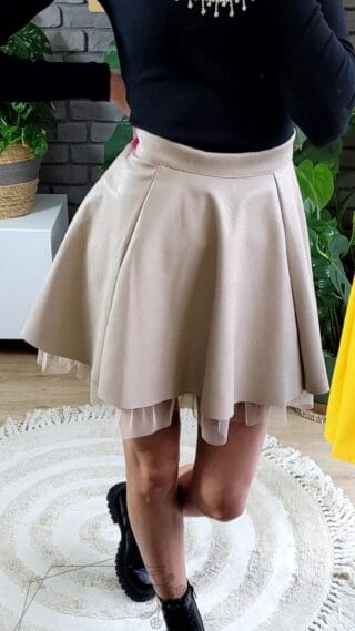 Spódniczka skórzana