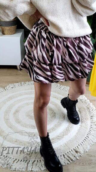 Spódniczka w zebrę 1