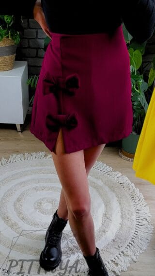 Spódniczko-spodenki z kokardkami